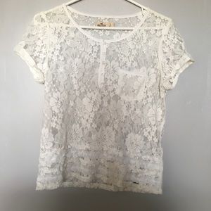 Hollister lace blouse